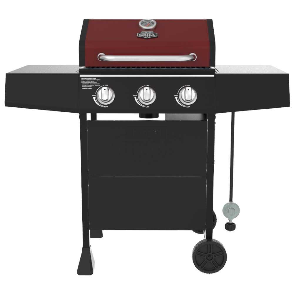 Expert Grill 3 Burner Propane Gas Grill in Black