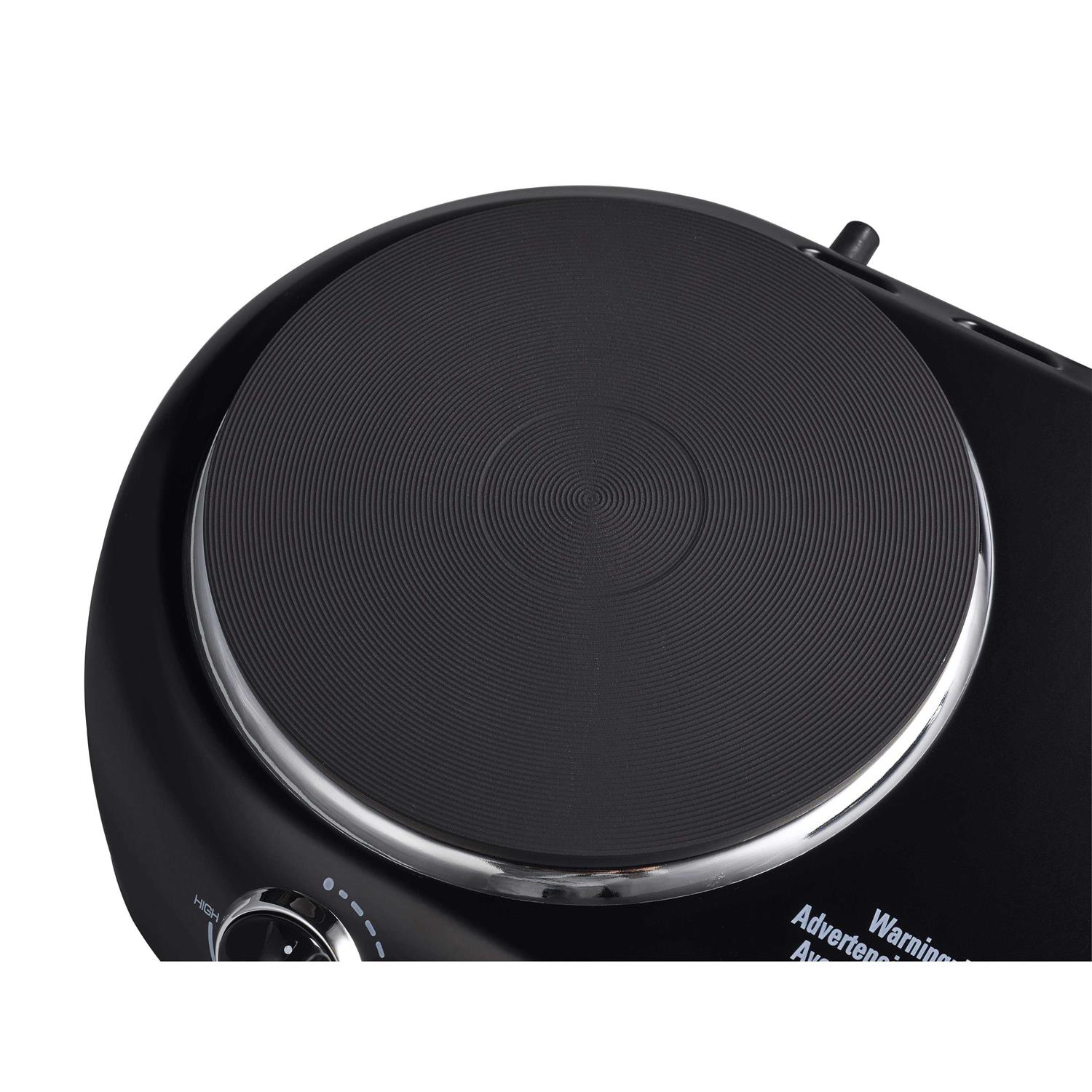 Farberware Royalty 1800 W Double Burner Black Electric Cooktop