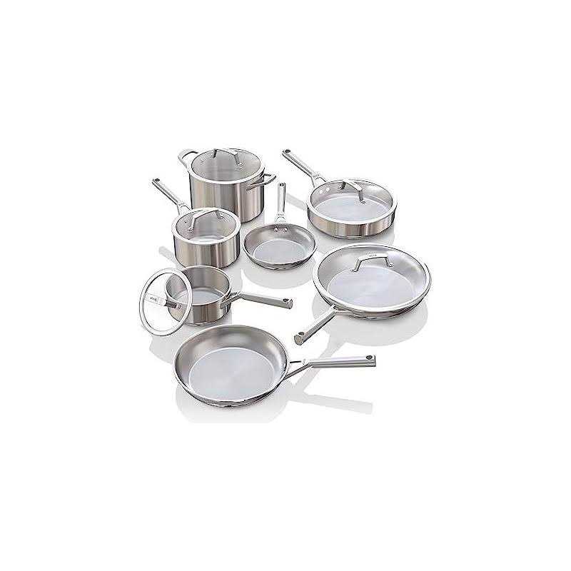 Ninja EverClad Commercial-Grade Stainless Steel Cookware 12-Piece Set C99012