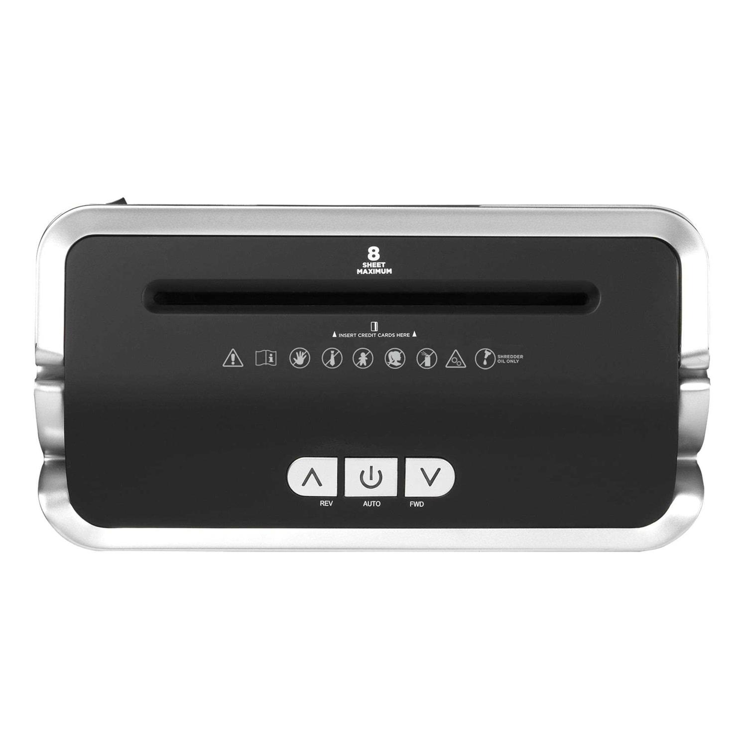 Ativa 8 Sheet Micro-Cut Lift-Off Shredder With Handle OMM83B