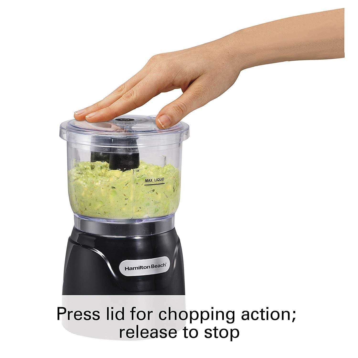 Hamilton Beach 3 Cup Stack Press Food Chopper