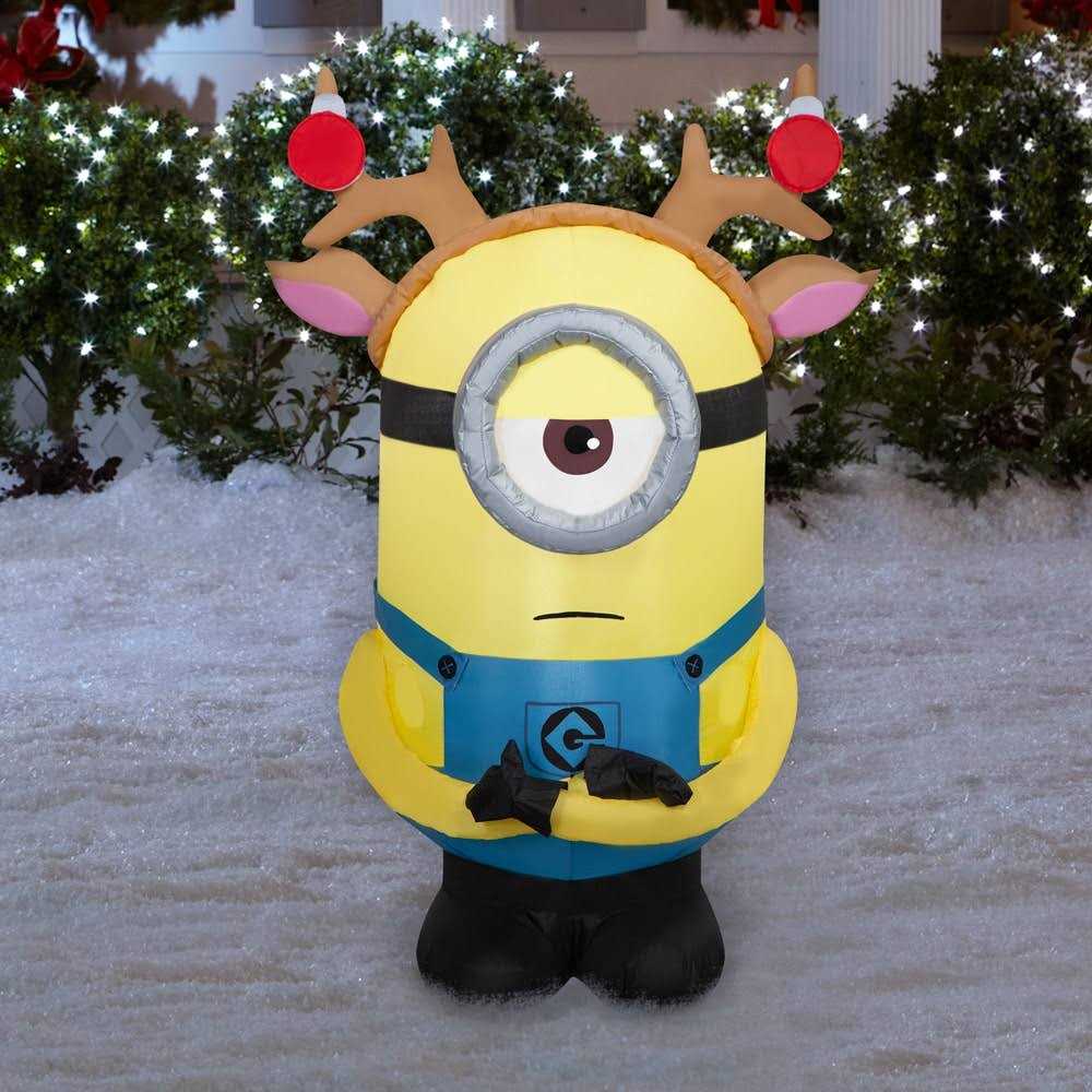 Universal Despicable Me 3.5-ft Lighted Universal Pictures Minion Stuart Christmas Iatable 882005