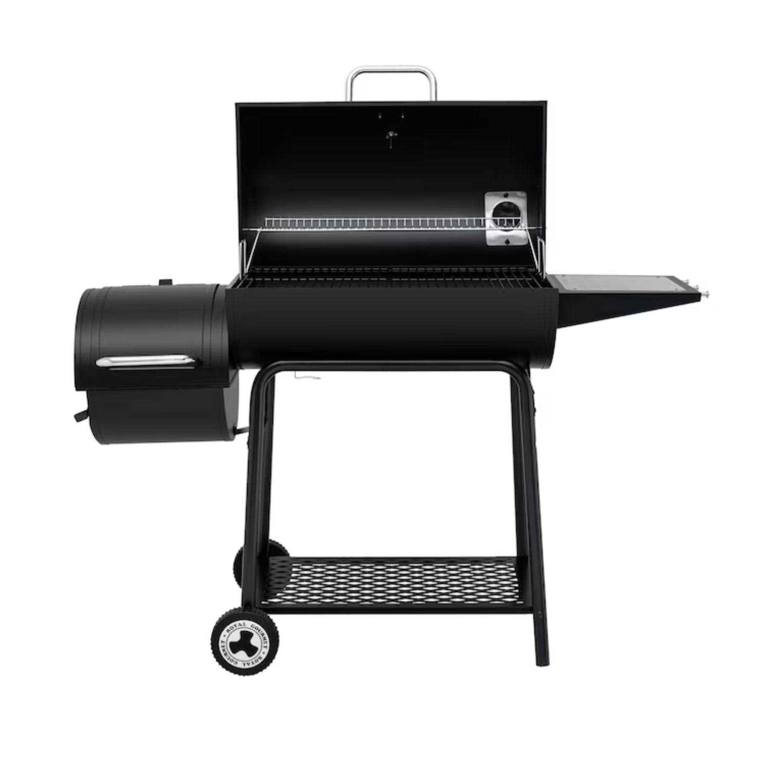 Royal Gourmet Cc1830M 30-Inch Barrel Charcoal Grill with Offset Smoker