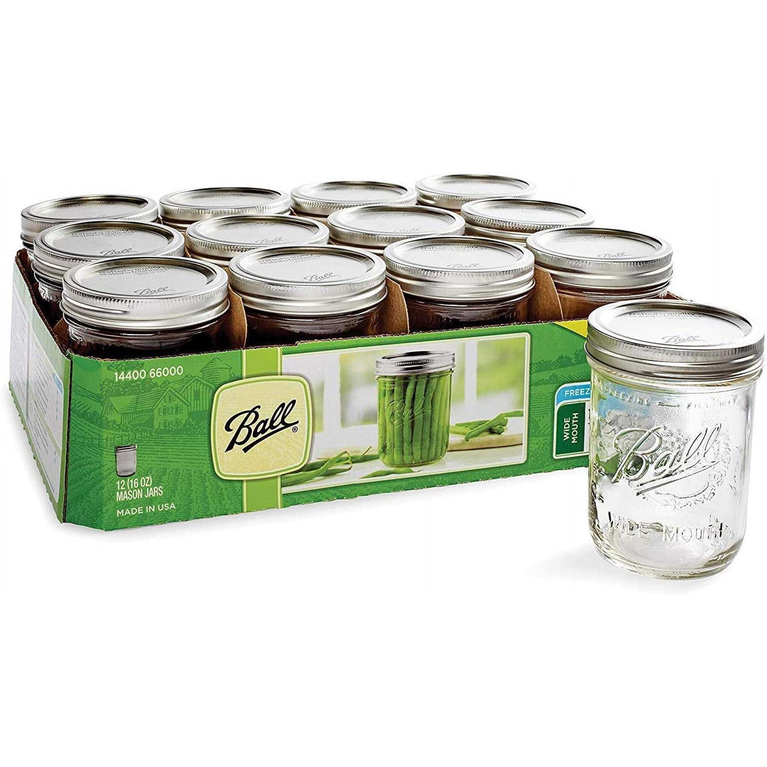 Ball Mason Jars Pint Regular Mouth