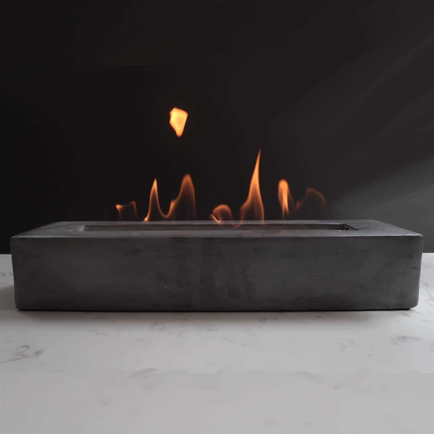 ROUNDFIRE Large Rectangle Tabletop Fire Pit