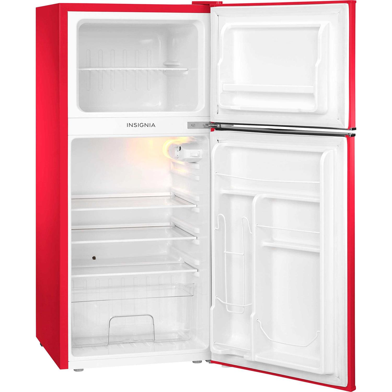Insignia 4.5 Cu. Ft. Retro Mini Fridge with Top Freezer