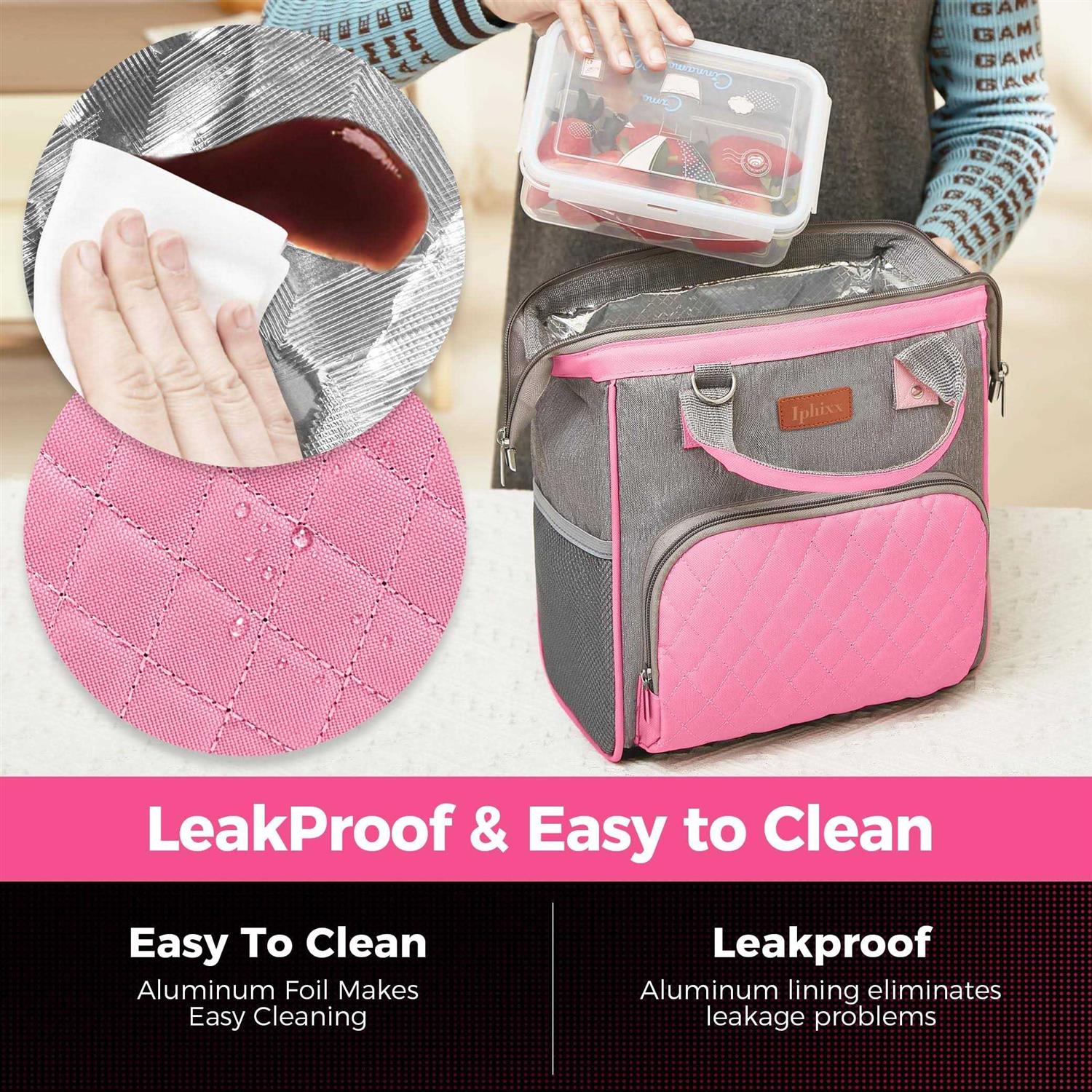 Lunch Bag Women Insulated Lunch Box for Women Adults Leakproof Large Lunch Tote Bags for Women with Adjustable Shoulder Strap