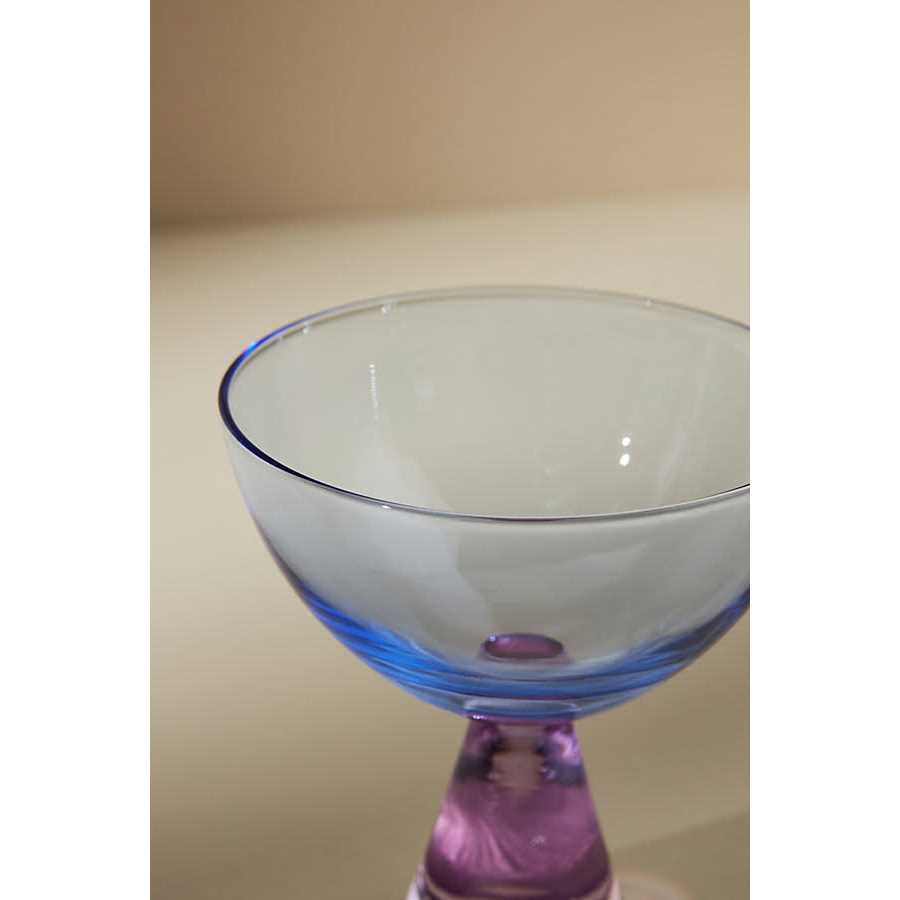 Ramona Coupe Glasses Set of 4 by Anthropologie