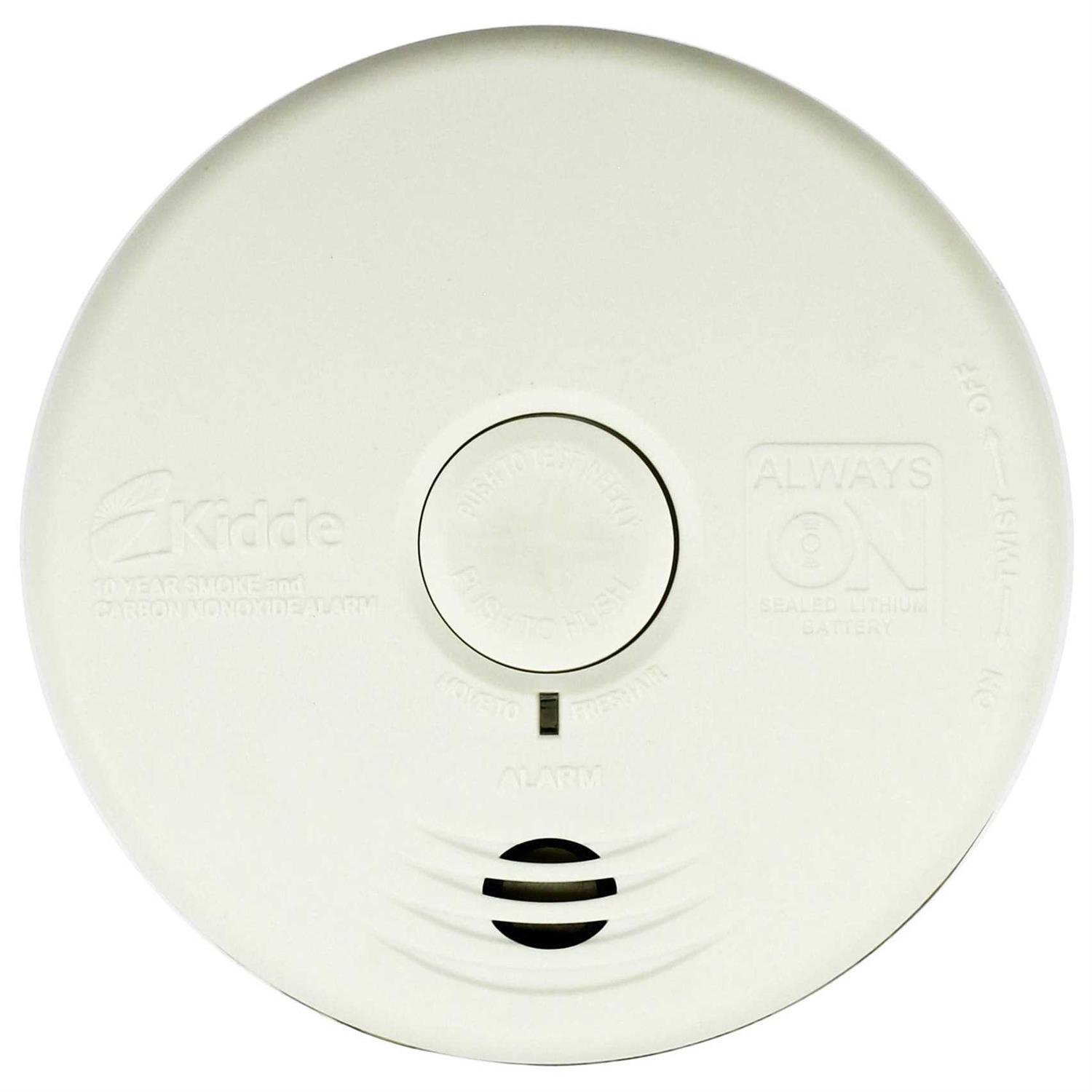 Kidde P3010K-CO Worry-Free Kitchen Smoke and Carbon Monoxide Alarm with 10 Year Sealed Battery