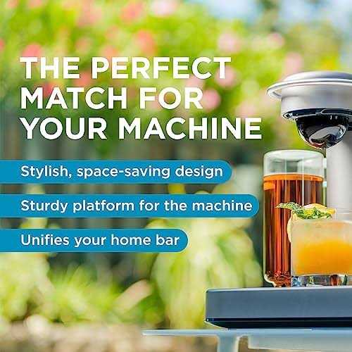 Bartesian Cocktail Capsule Storage Drawer Organizer Stylish Mixology Cocktails Drink Mixer Holder Dispenser