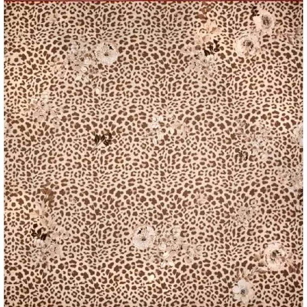 Women’s Blue Stripe Leopard Beach Blanket by Johnny Was