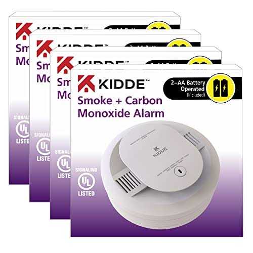 Kidde Smoke & Carbon Monoxide Detector AA Battery Powered
