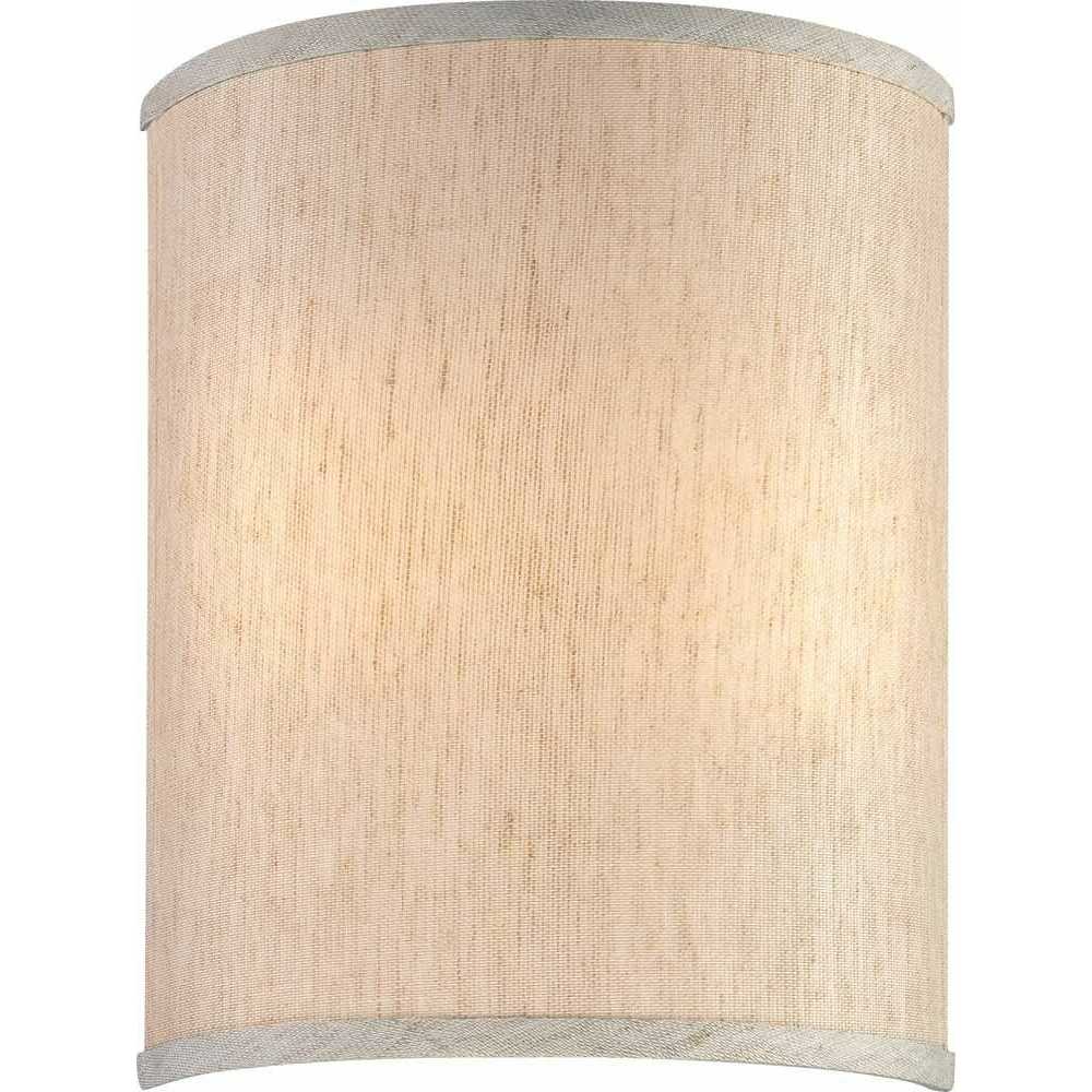 Volume Lighting 6 Linen Drum Wall Sconce Shade