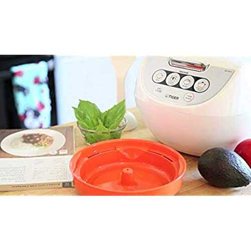Tiger JBV-A10U 5.5-Cup Micom Rice Cooker with Food Steamer Basket