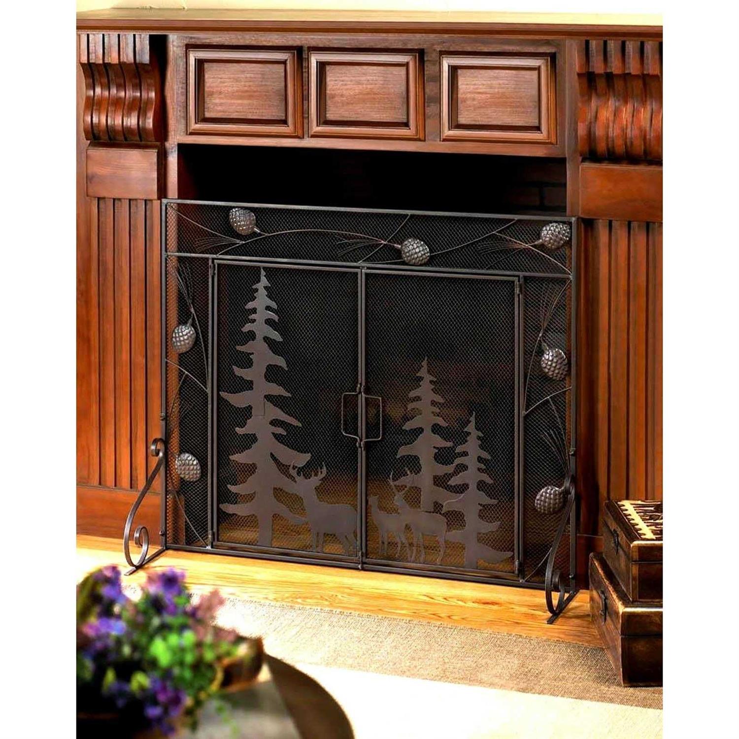 Accent Plus Woodland Forest Fireplace Screen
