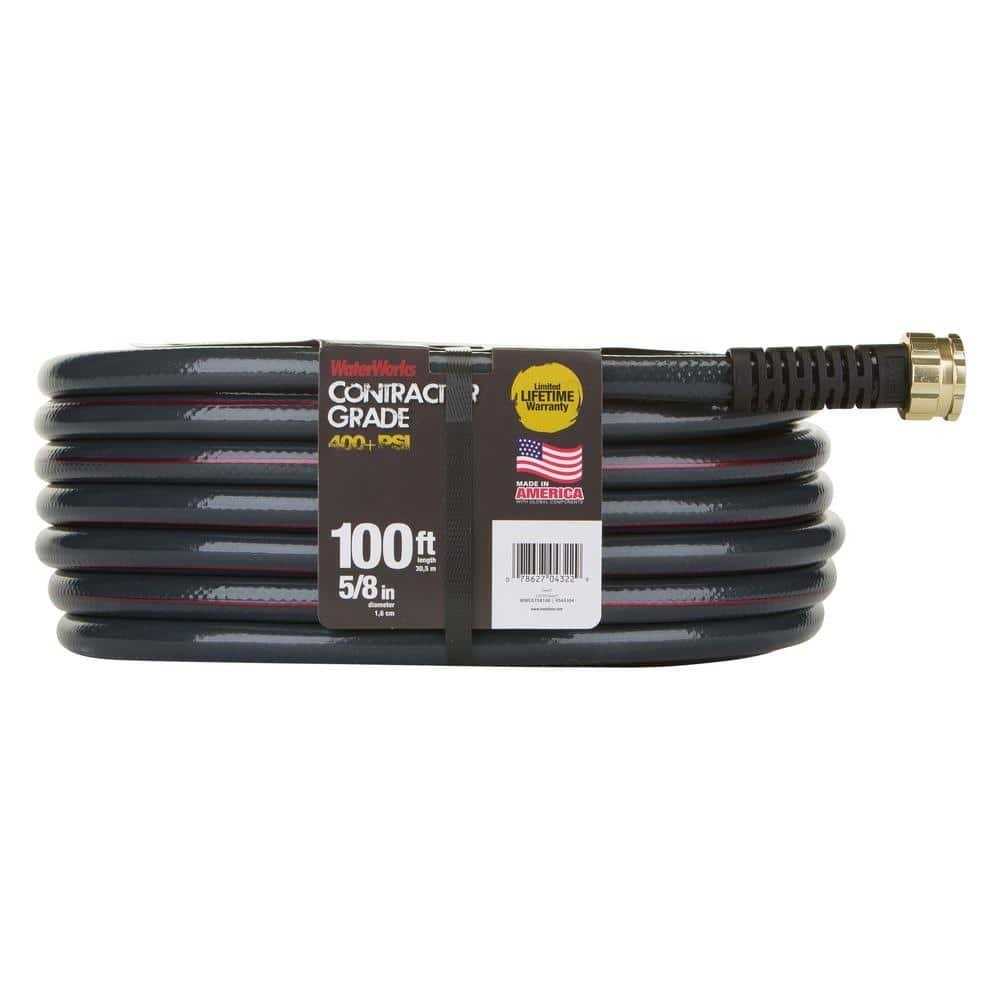 Waterworks 5/8 in. x 100 ft. Heavy Duty Contractor Water Hose