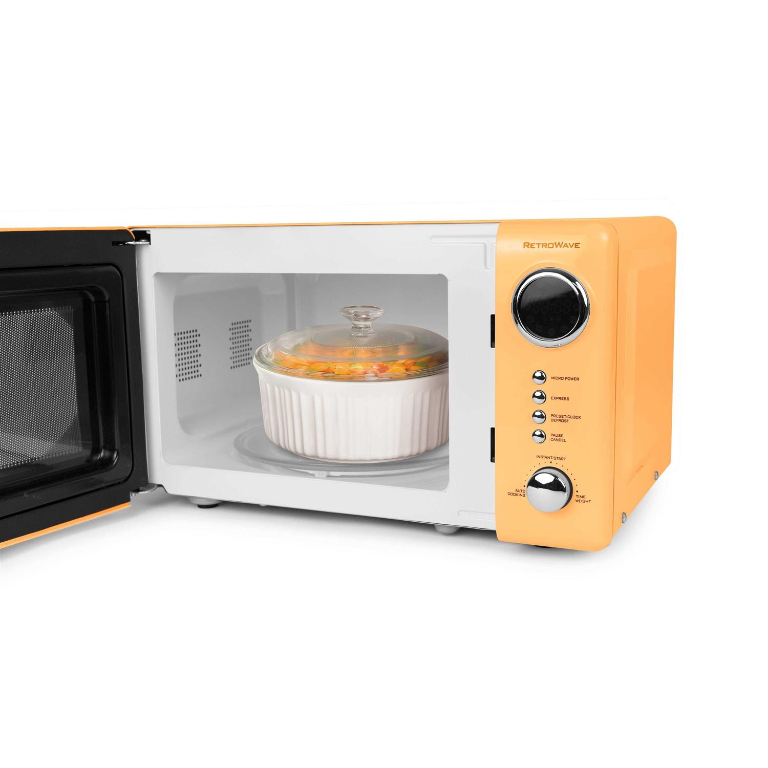 Nostalgia Retro 0.7 700-Watt Countertop Microwave Oven
