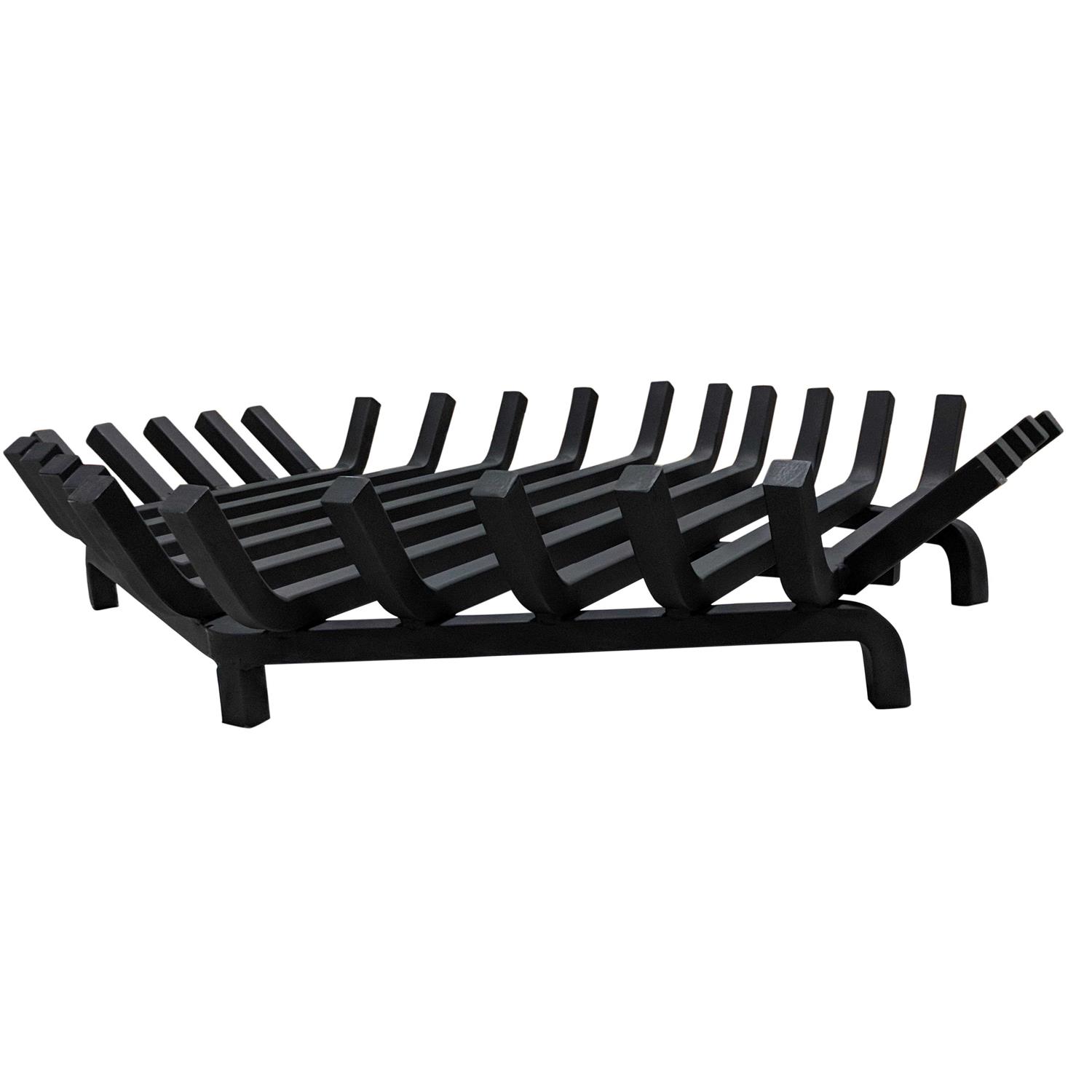 Titan Great Outdoor Hexagonal Fire Pit Grate Wood Burning Fireplace Accessory