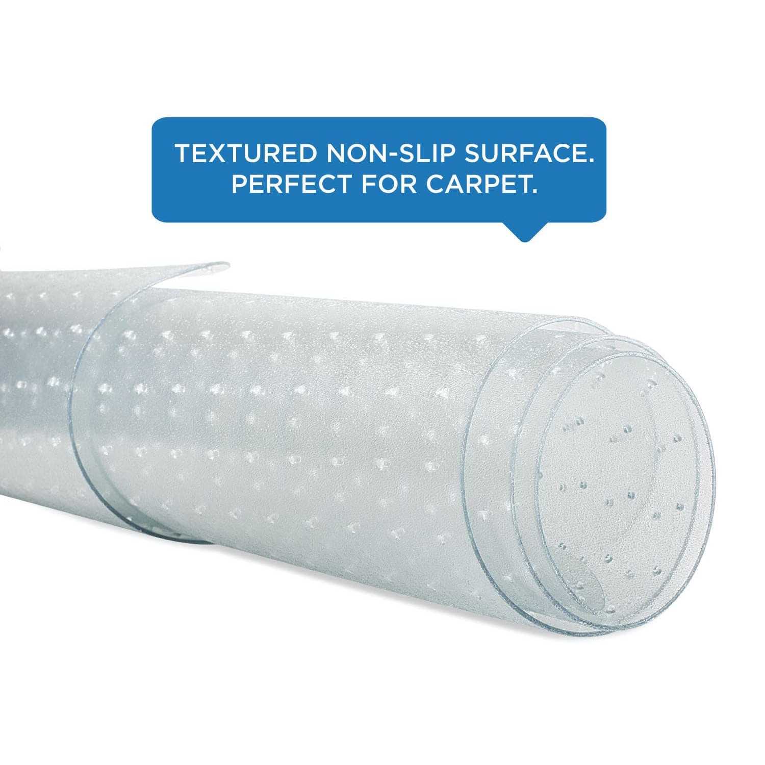 Mount-It! Clear Chair Mat Studded Office Chair Floor Protector