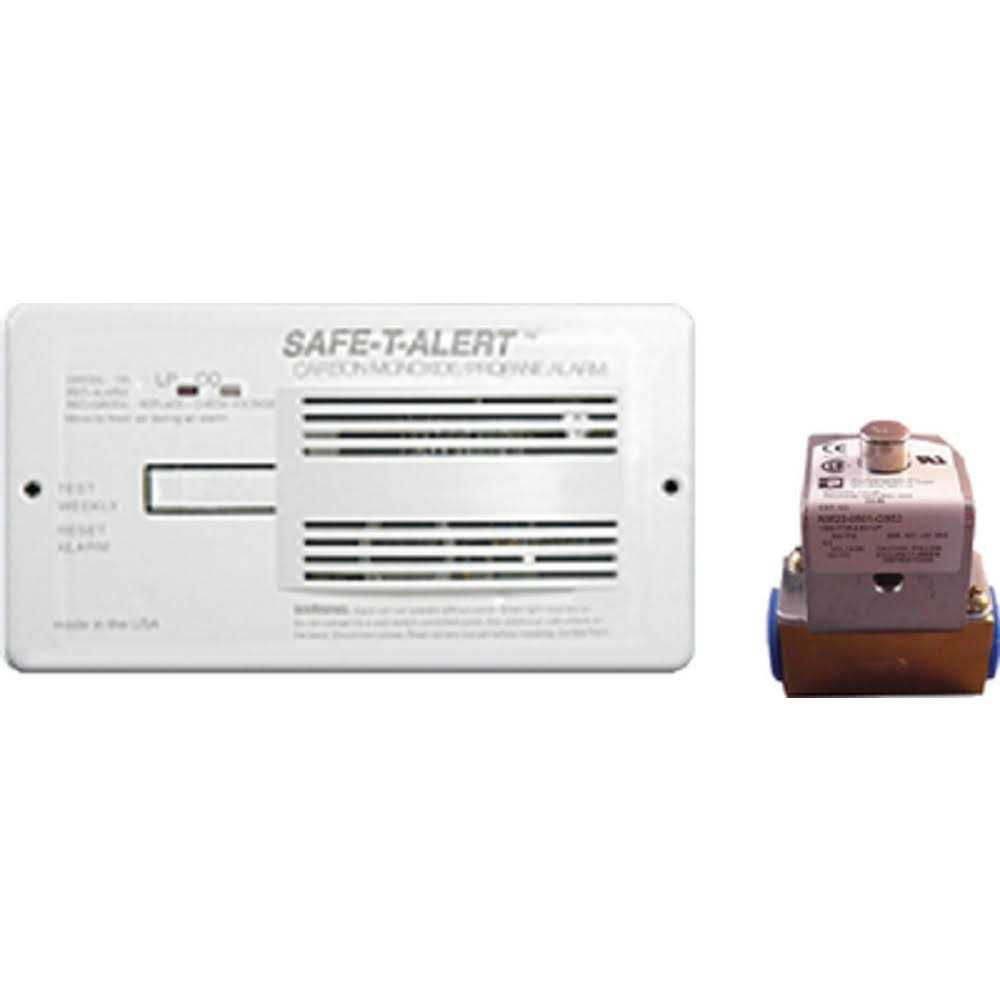 MTI Industries 70-742-R-WT-KIT Carbon Monoxide Propane Alarm White