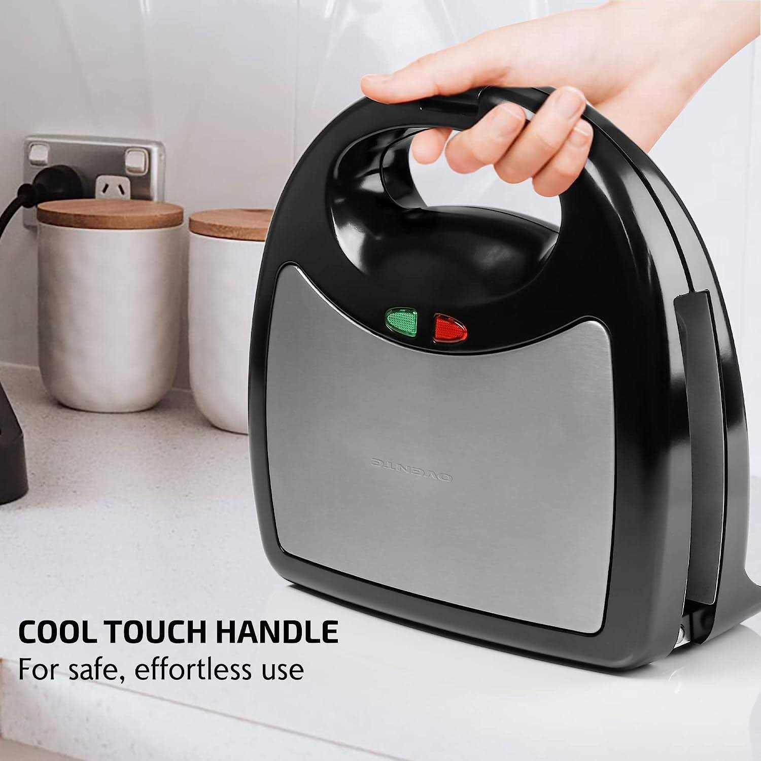 Ovente 3-in-1 Electric Sandwich Maker