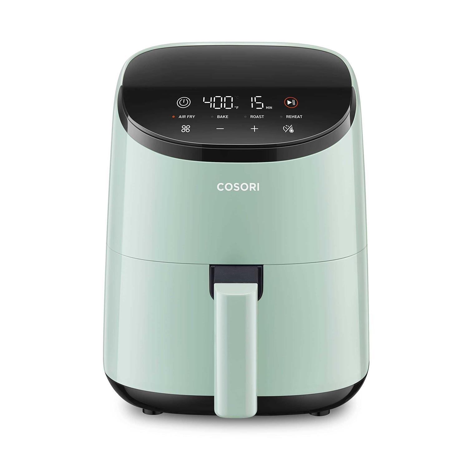 COSORI Small Air Fryer Oven 2.1 Qt, 4-in-1 Mini Airfryer, Bake, Roast, Reheat, Space-saving & Low-noise, Nonstick and Dishwasher Safe Basket