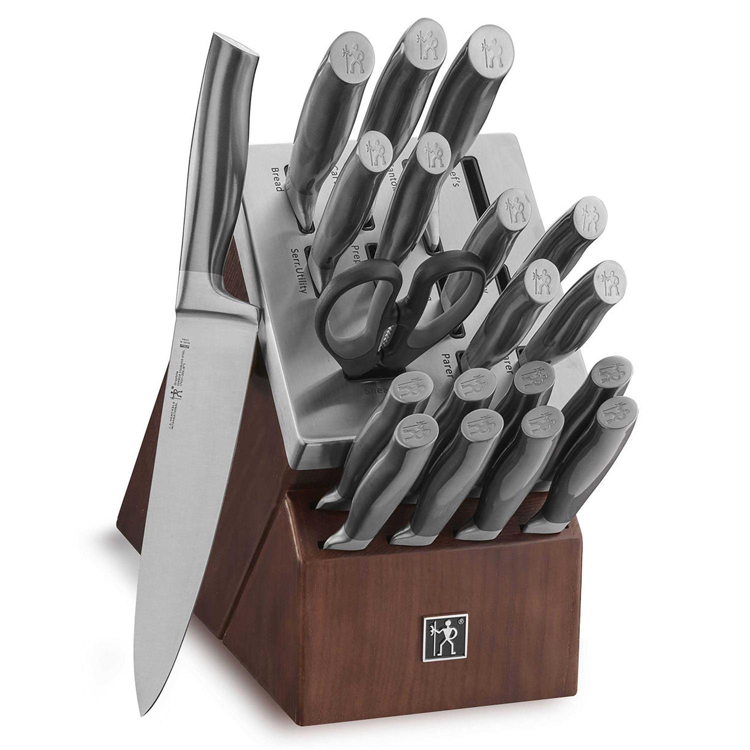 Henckels Graphite 20-Piece Self-Sharpening Knife Block Set