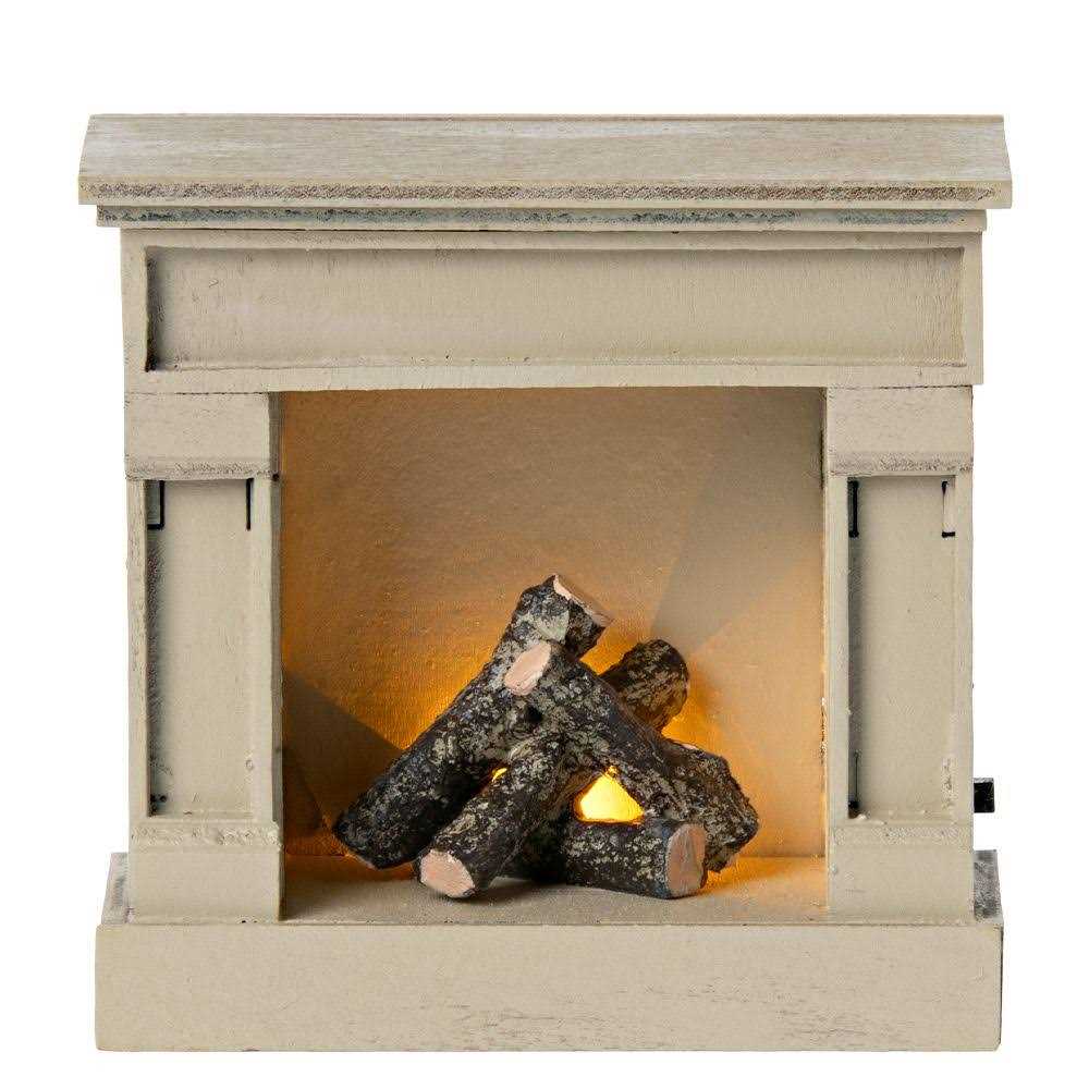 Maileg Fireplace Off White