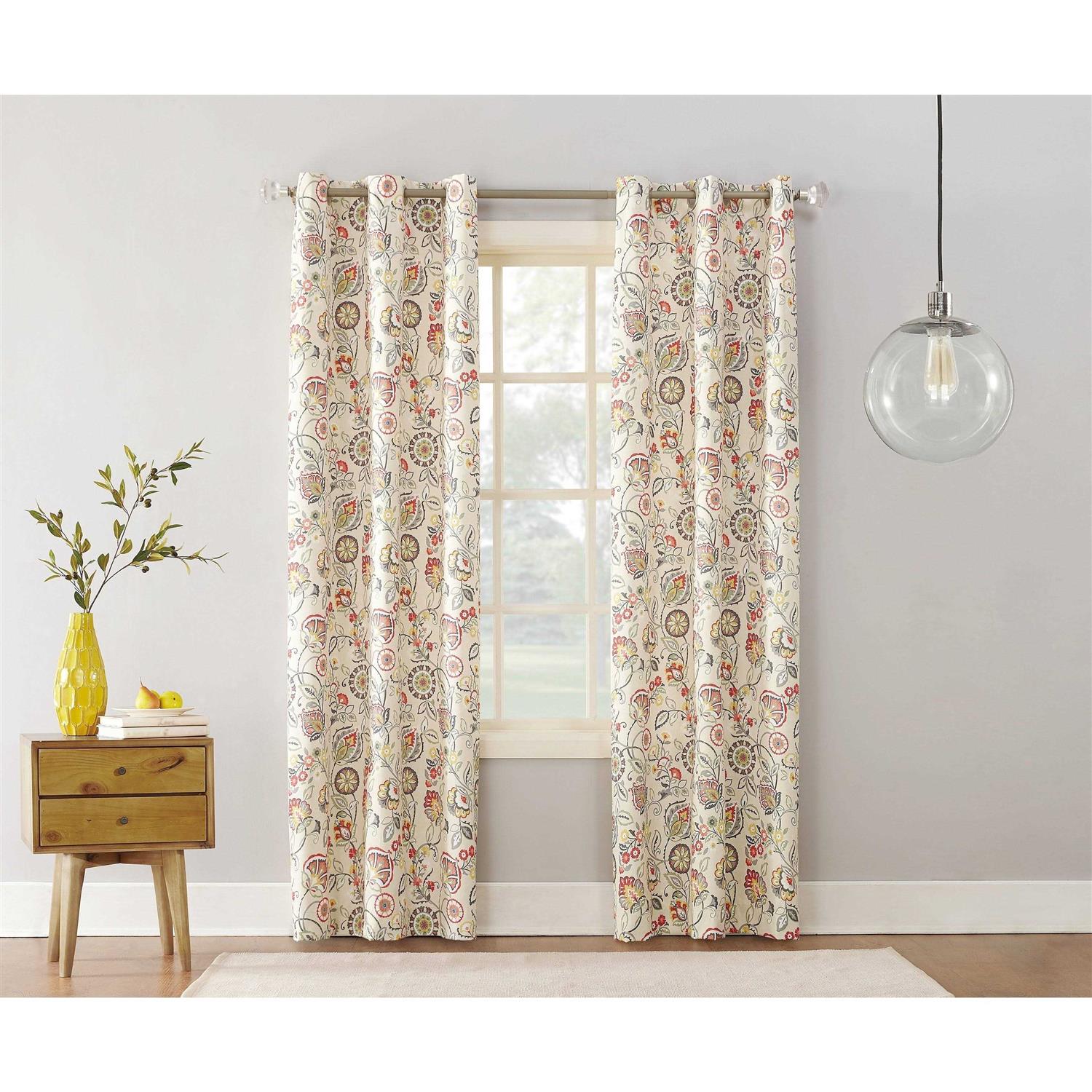 Sun Zero Room Darkening Grommet Single Curtain Panel