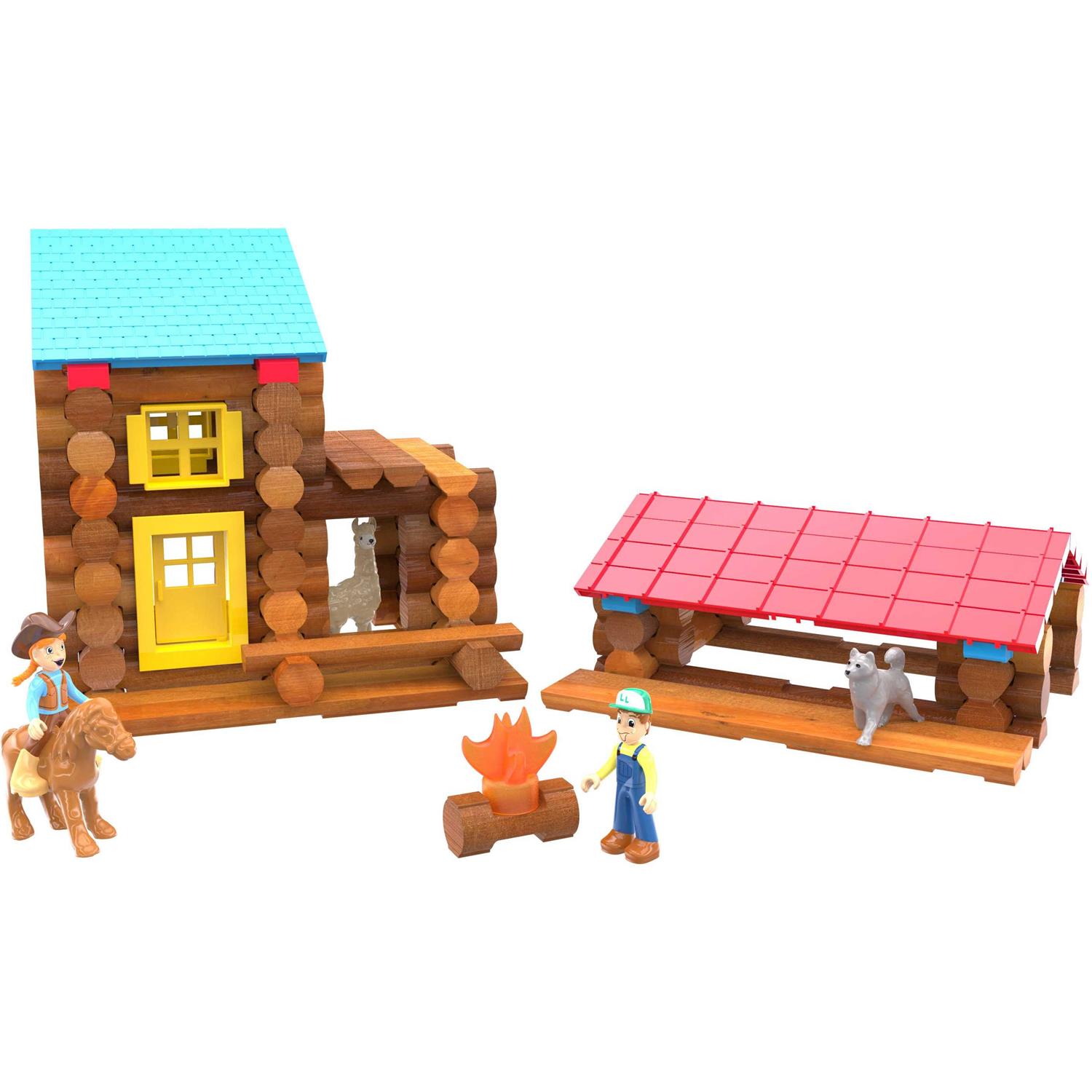 Lincoln Logs Country Campfire Ranch Real Wood Logs