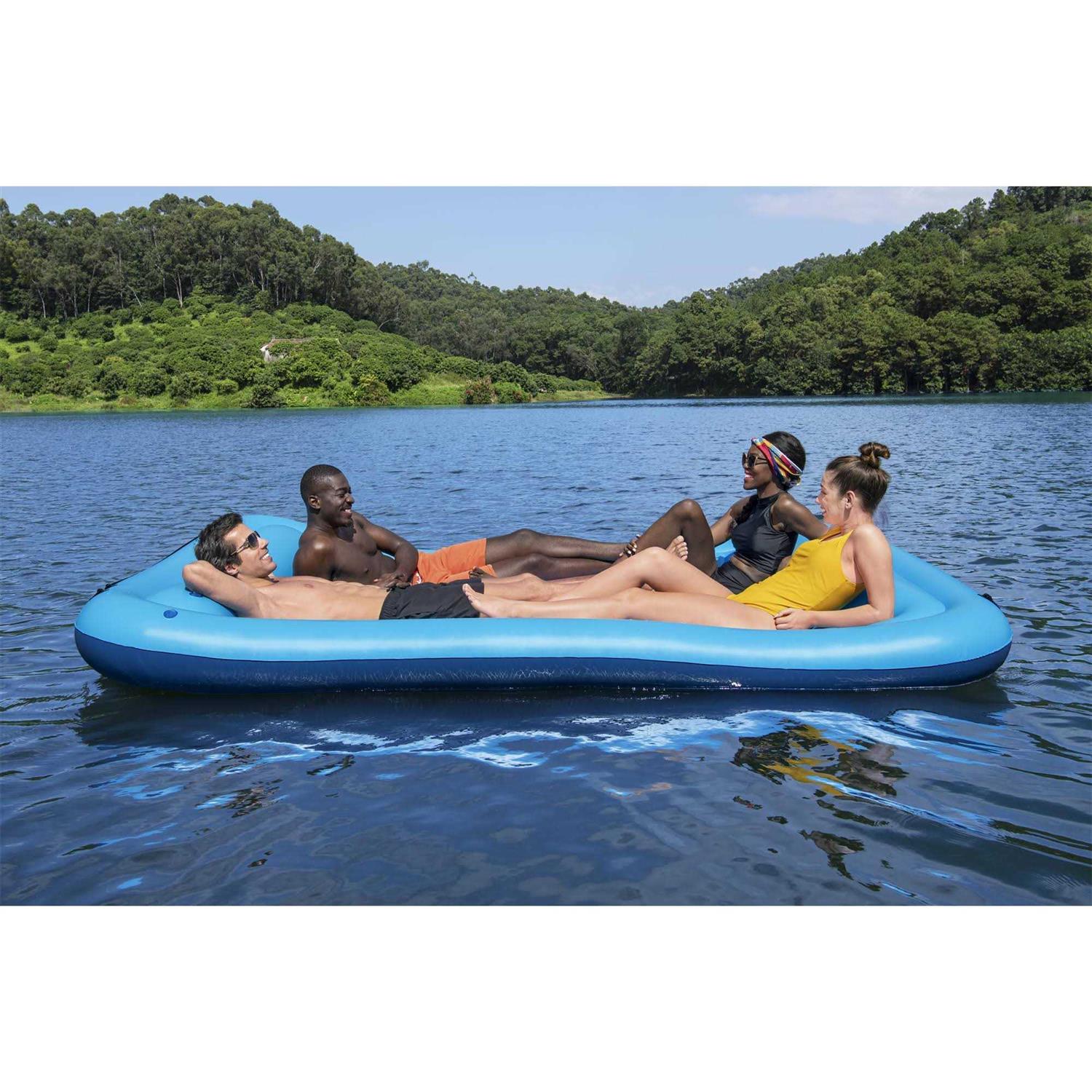 Bestway Hydro-Force Sun Soaker 4 Person Iatable Platform Float
