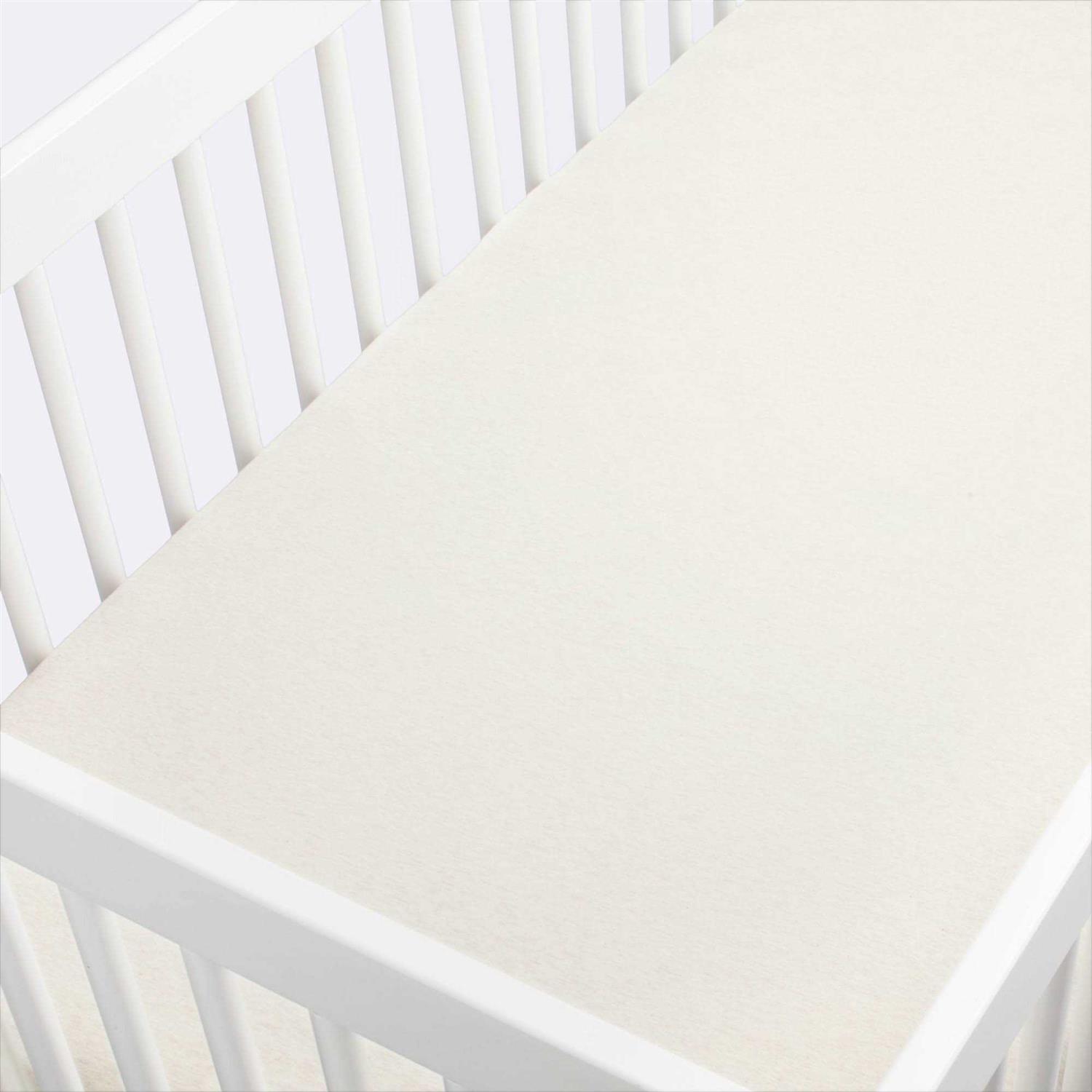 Cloud Island Fitted Jersey Knit Heather Crib Sheet
