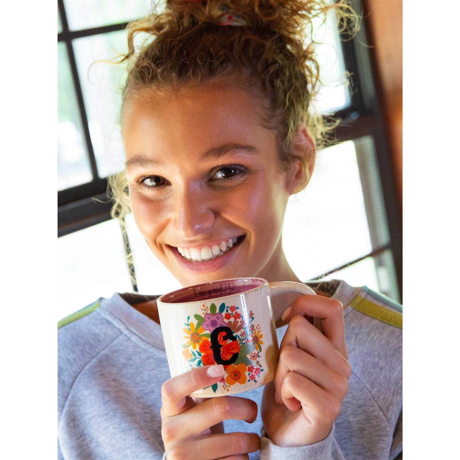 Natural Life Initial Coffee Mug