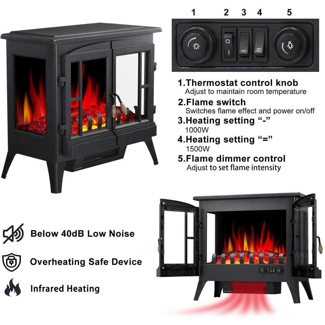 Covent Infrared Electric Stove Winston Porter