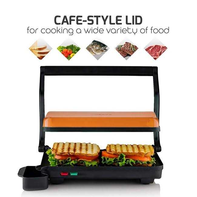 Ovente Electric Panini Press Grill