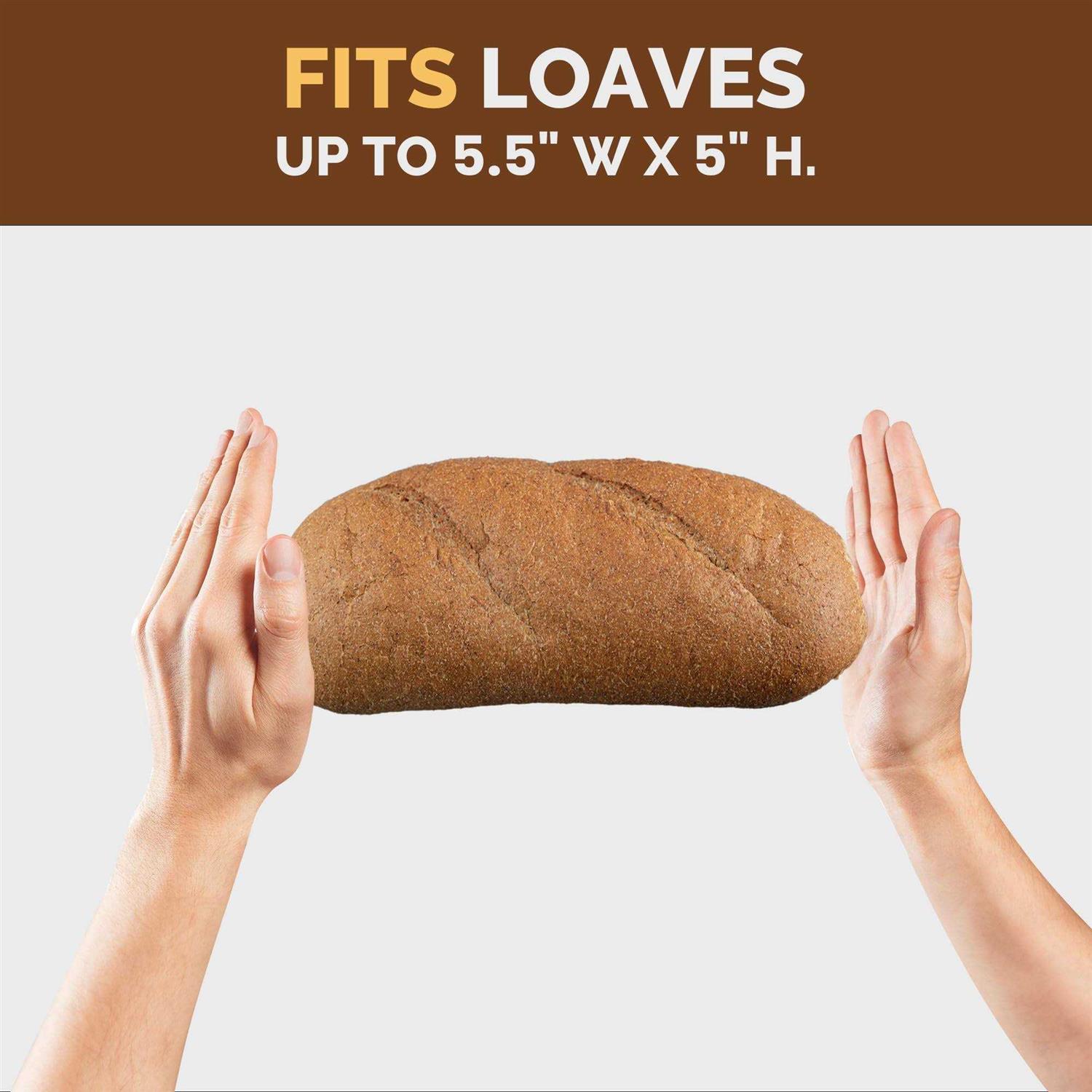 Bambüsi Luxury Bamboo Bread Slicer with Knife