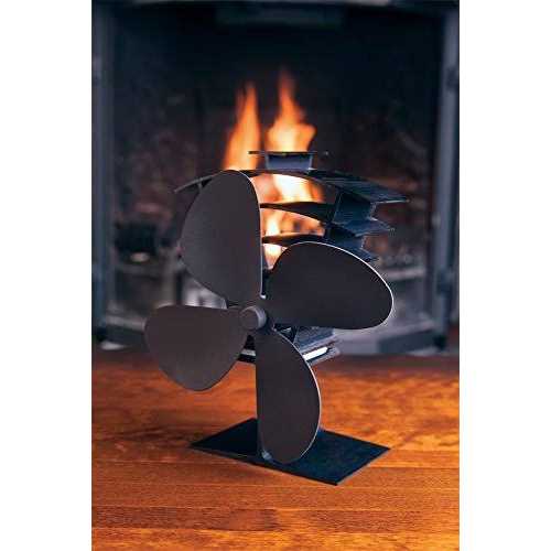 Valiant Premium Iv 4-Blade Heat Powered Log Burner & Stove Fan