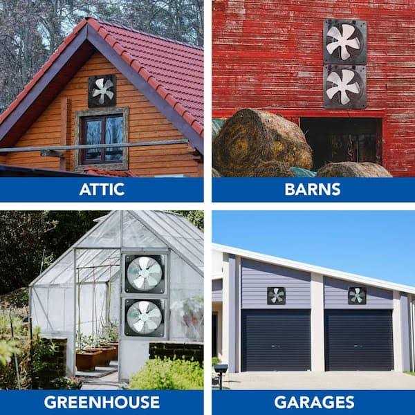 Xppliance 12 in. Exhaust Fan Aluminum