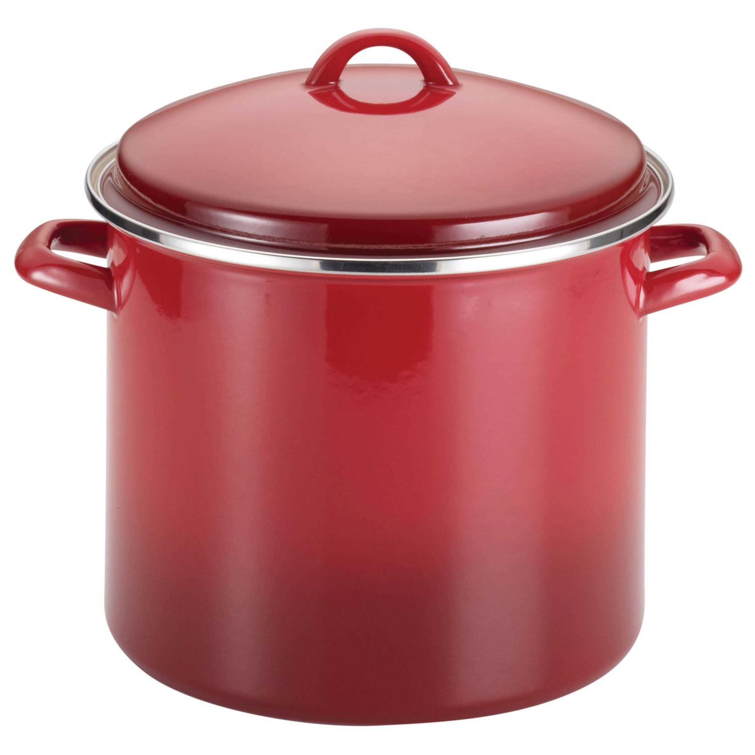 Rachael Ray Enamel on Steel Stockpot
