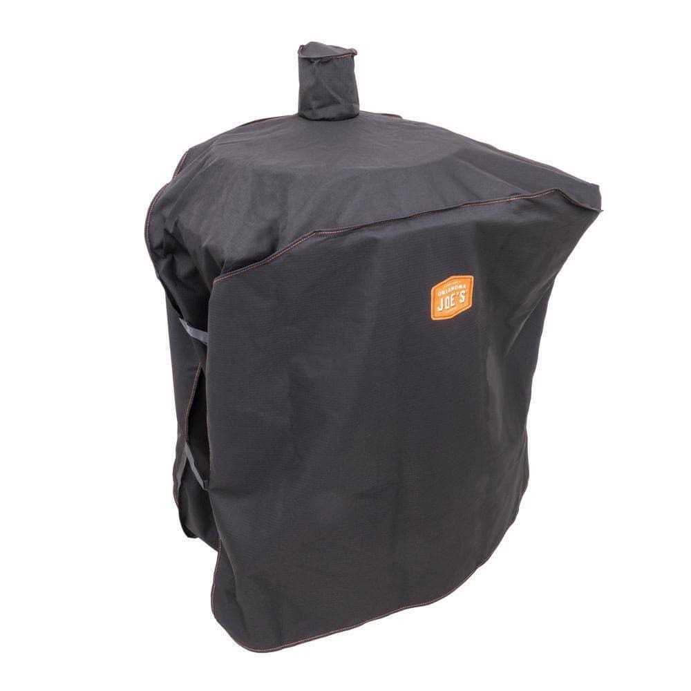 OKLAHOMA JOE’S Bronco 284 sq. in. Drum Charcoal Smoker and Grill in Orange with Cover