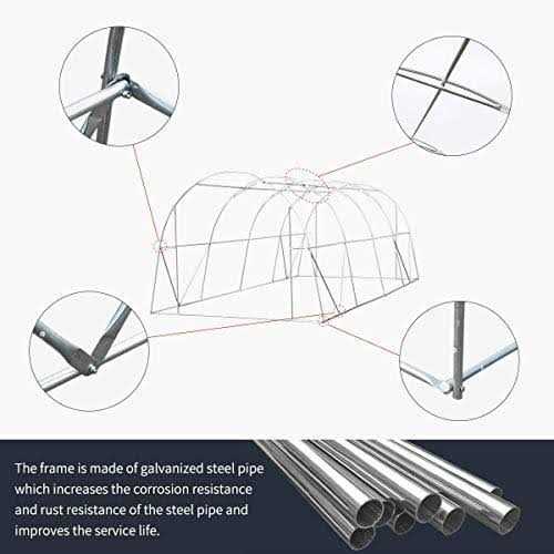 Erommy 10′ x 7′ Greenhouse Large Gardening Plant Hot House Portable Walking in Tunnel Tent