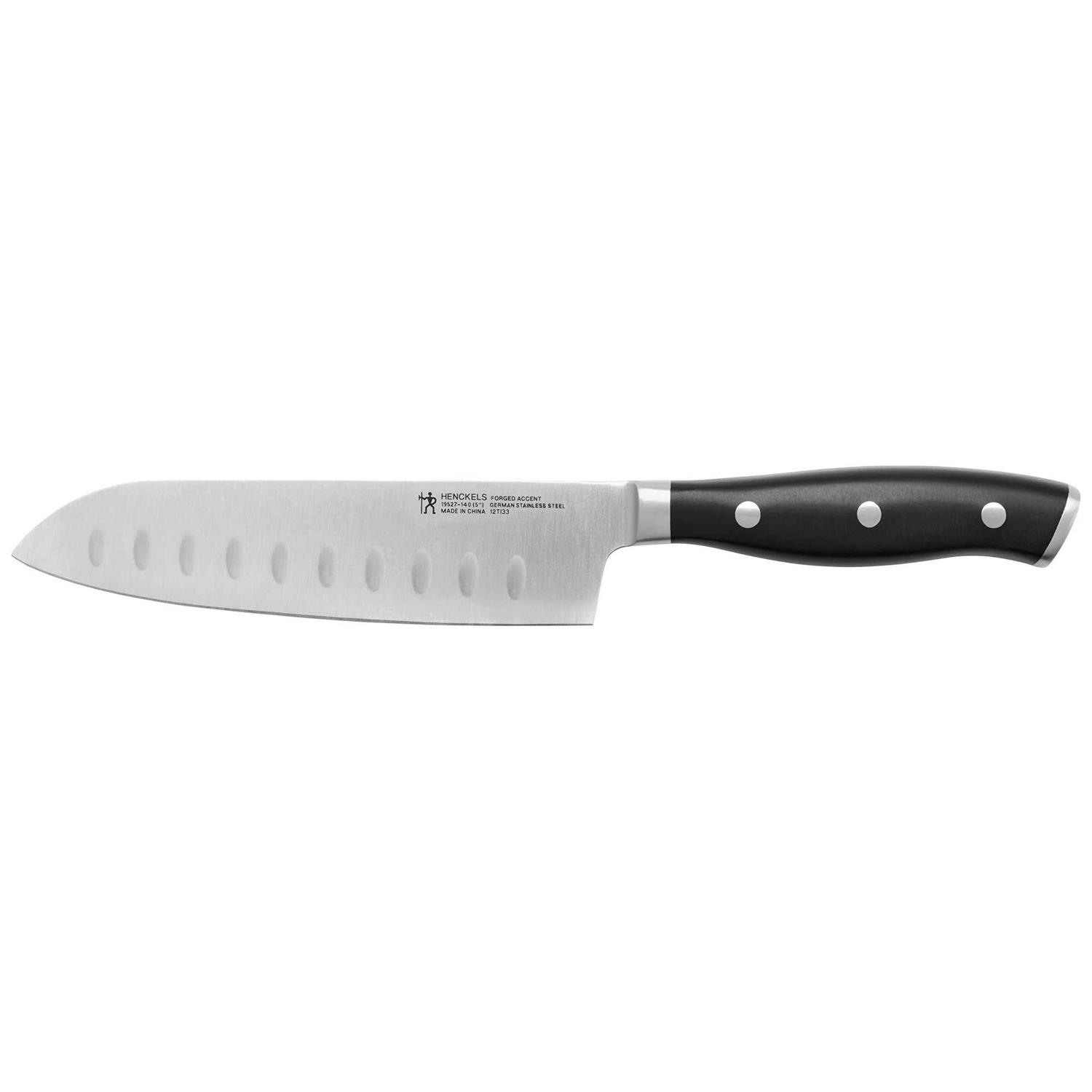 Henckels Forged Accent Hollow Edge Santoku Knife
