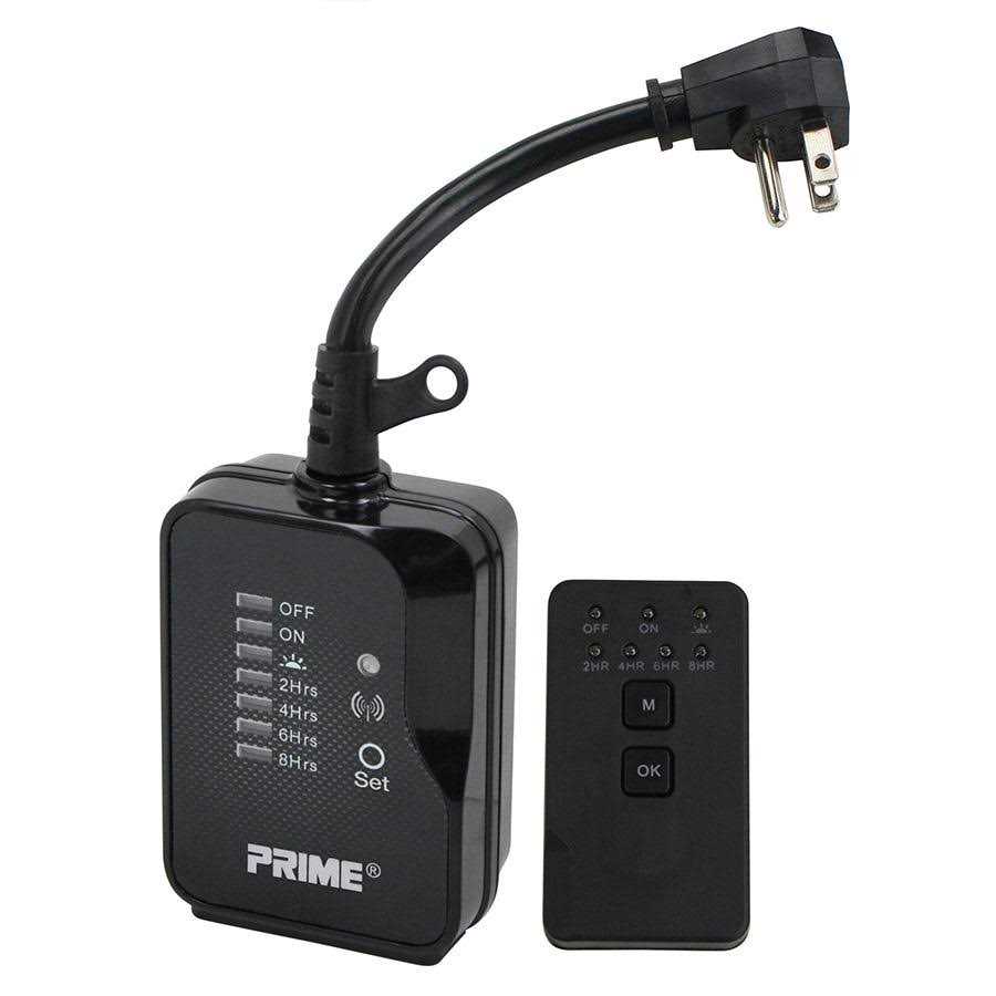 Prime Outdoor Residential Lighting Countdown Timer Remote Photocell