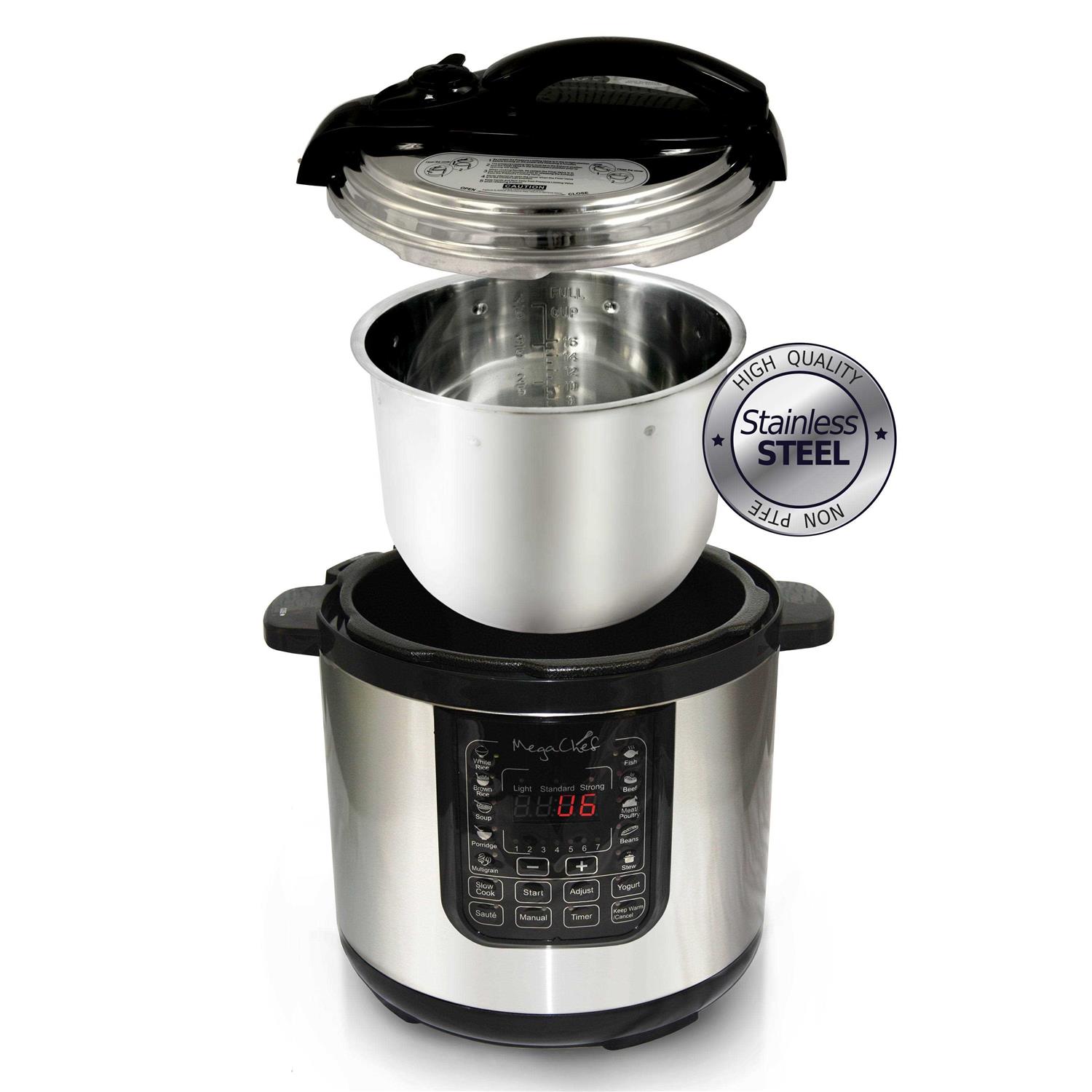 Megachef 8-Qt. Digital Pressure Cooker