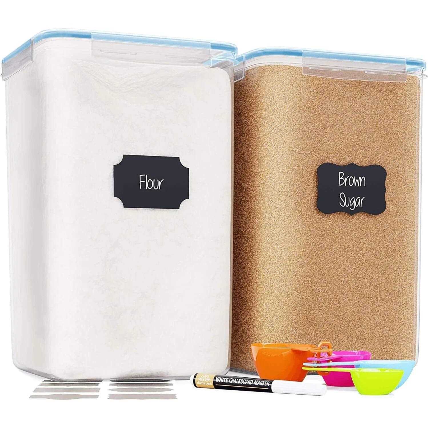 Chef’s Path XL Airtight Plastic Food Storage Containers Set