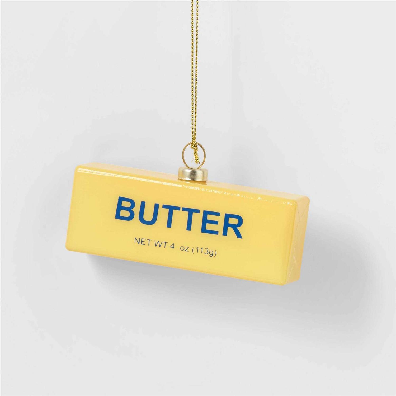 Wondershop Glass Butter Christmas Tree Ornament