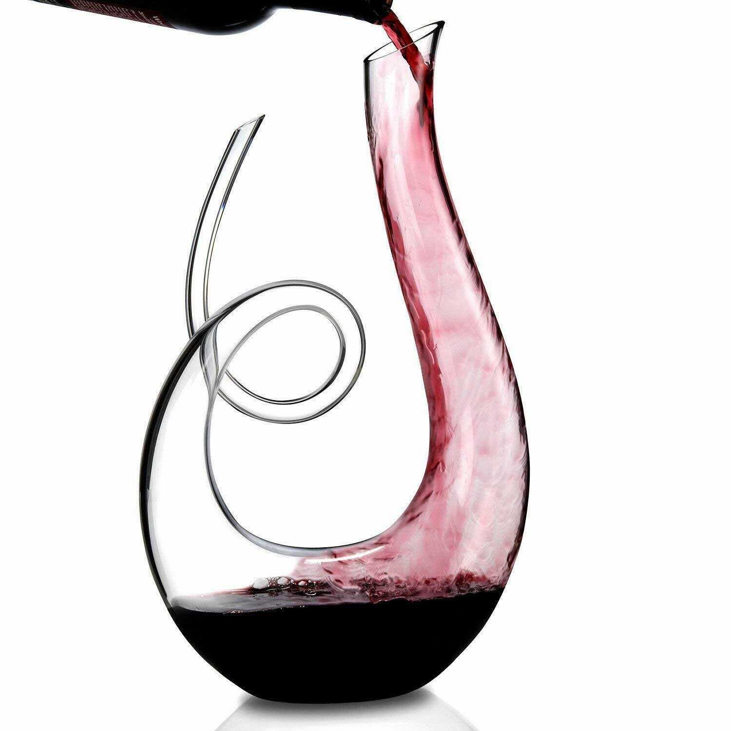 Wine Enthusiast Art Series Treble Decanter