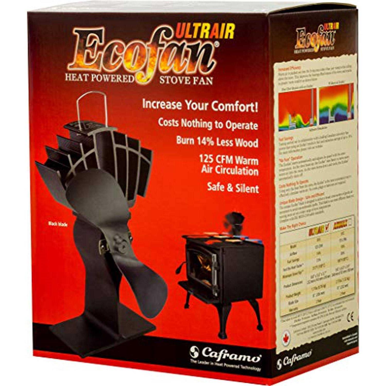 Ecofan UltrAir Wood Stove Fan 810CAXBX