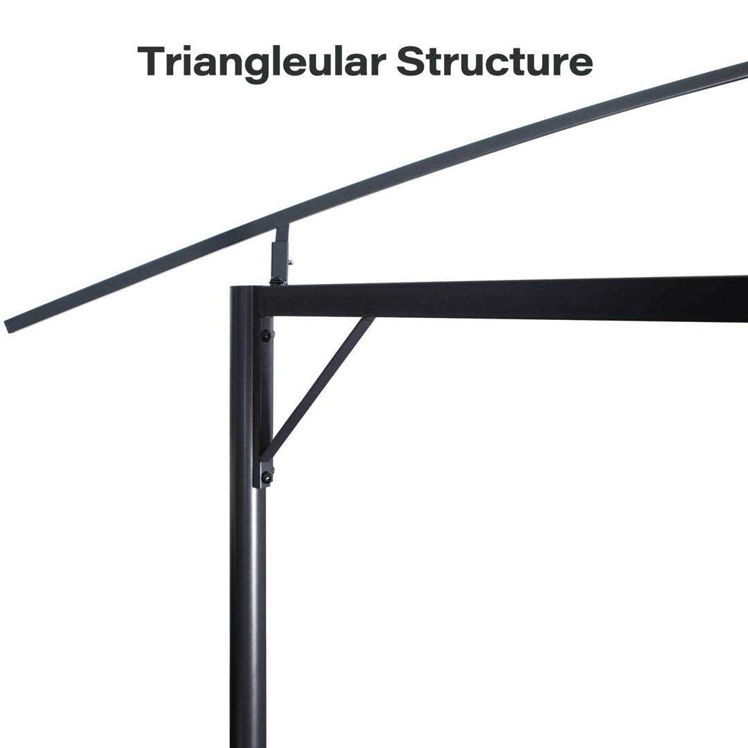 10 Ft. W x 10 Ft. D Iron Patio Gazebo Lausaint Home