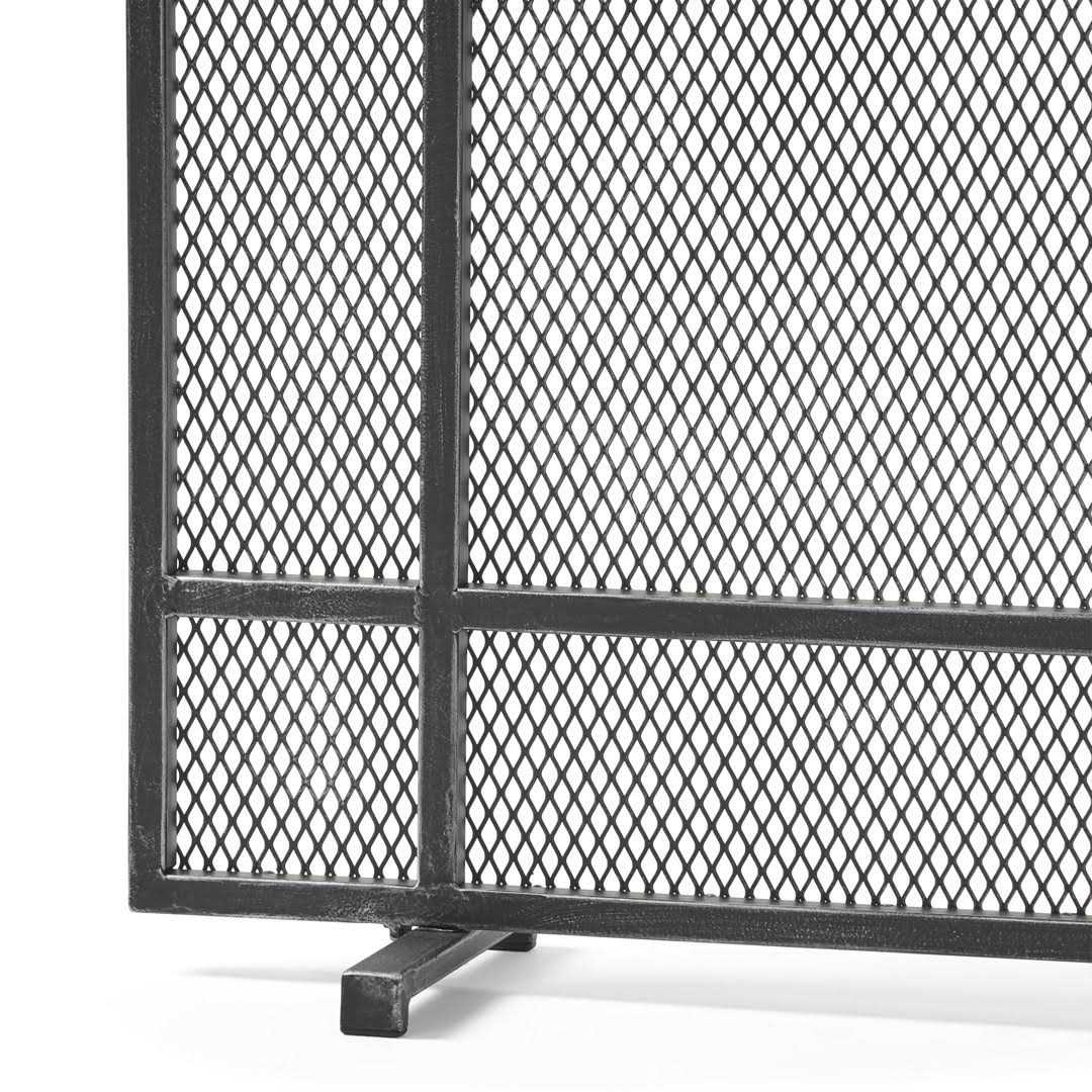Erick Iron Fireplace Screen Home Loft Concepts Finish